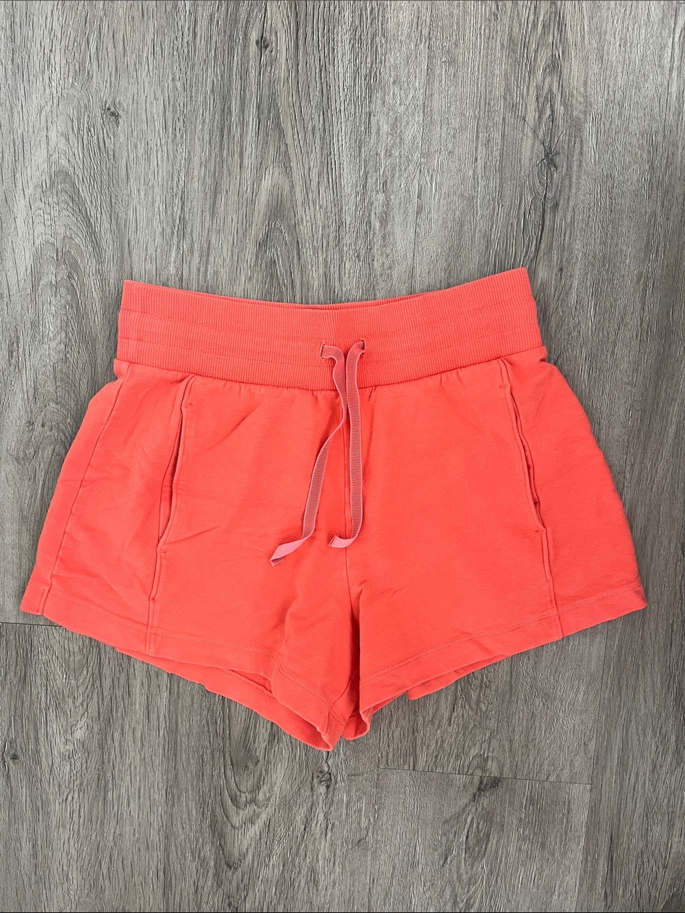 Coral High Waisted Shorts